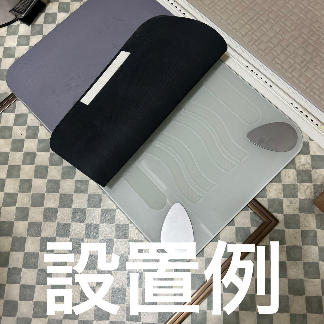 スマートスケールバスマット 透明・ソフト珪藻土マット付アプリで体重