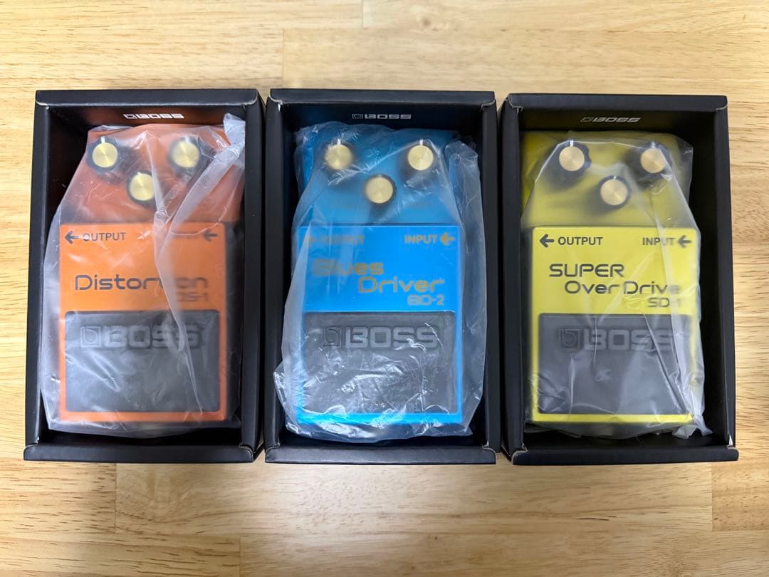 BOSS 50周年モデル DS-1 / BD-2 / SD-1 3点セット