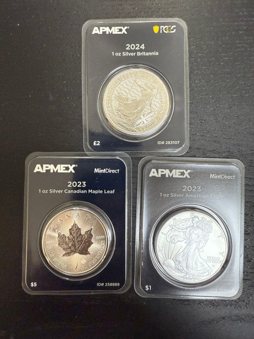 1オンス　海外銀貨 セット AP10163