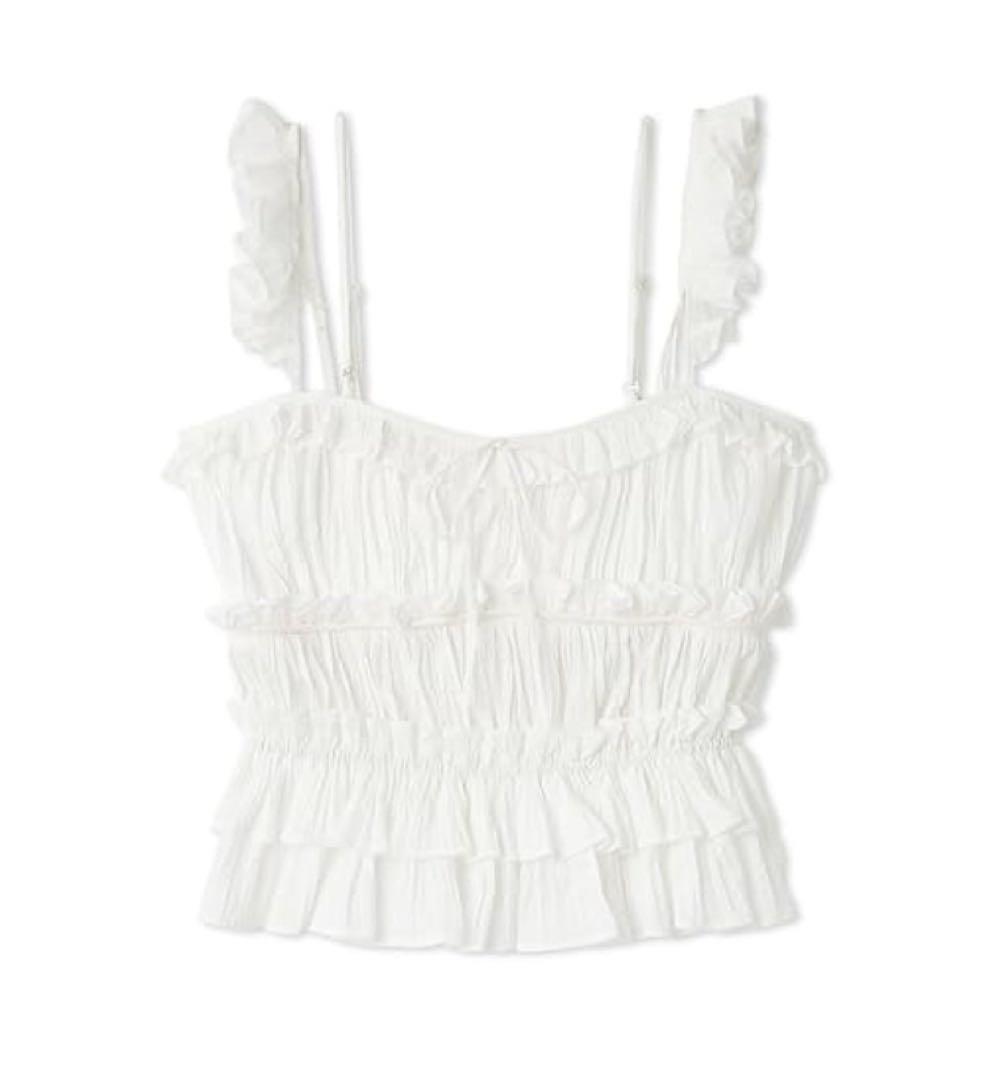 スナイデル　ワッシャープリーツキャミソール　ホワイト Amazon.co.jp: [スナイデル] ワッシャープリーツワンピース SWFO251122