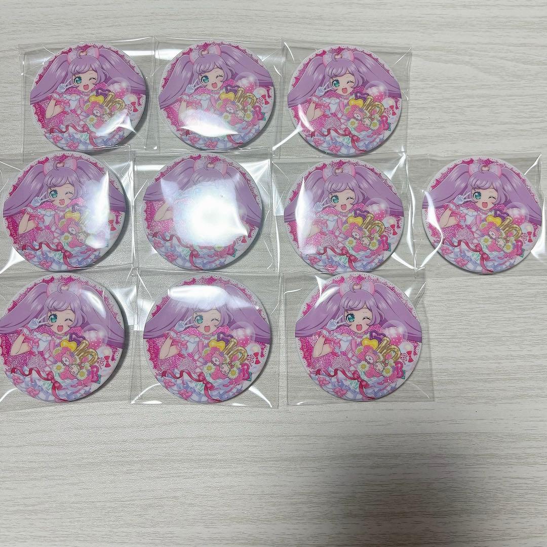 プリパラ 真中らぁら 10点セット ムービック 缶バッジ らぁら