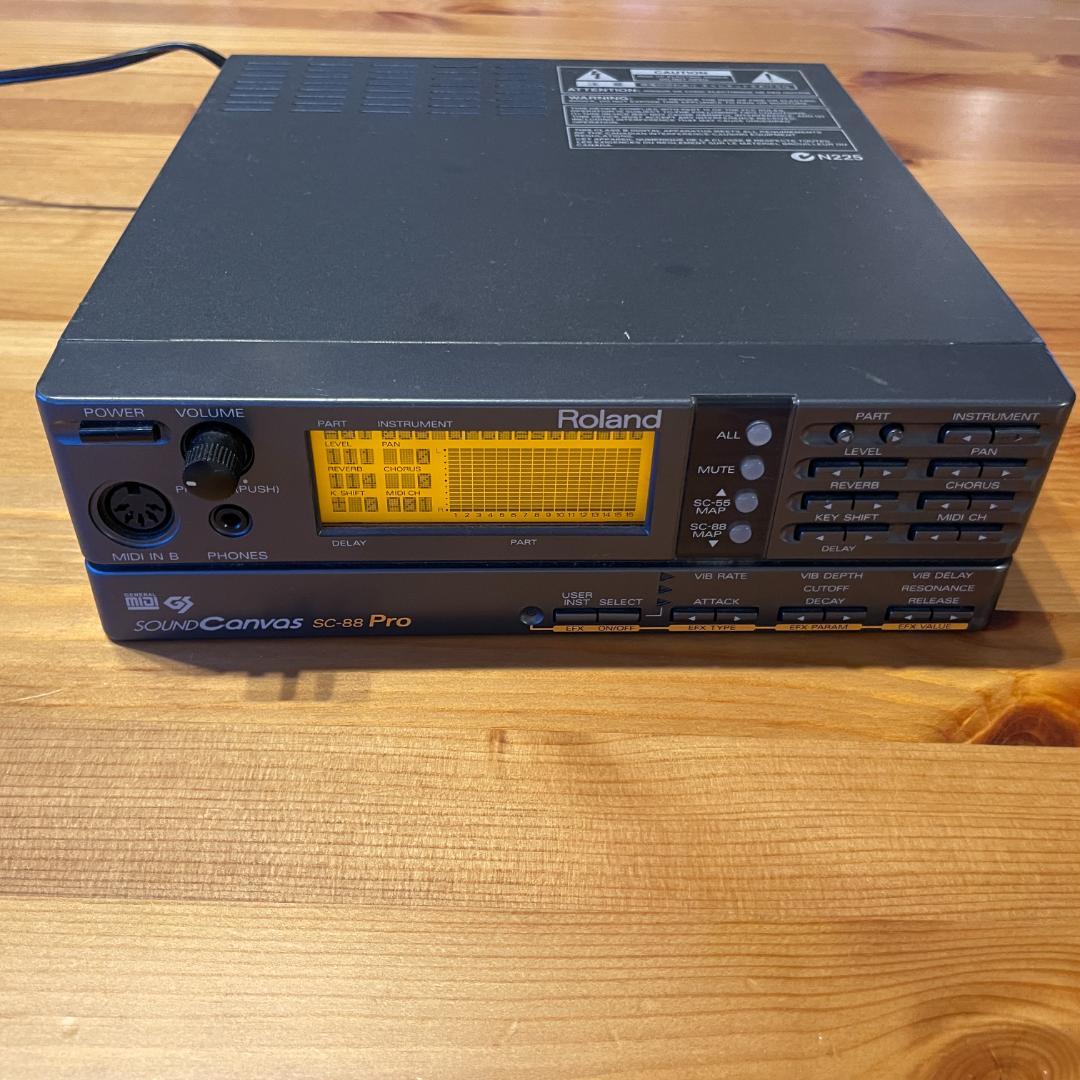 Roland SC-88 Pro MIDI音源モジュール - メルカリ