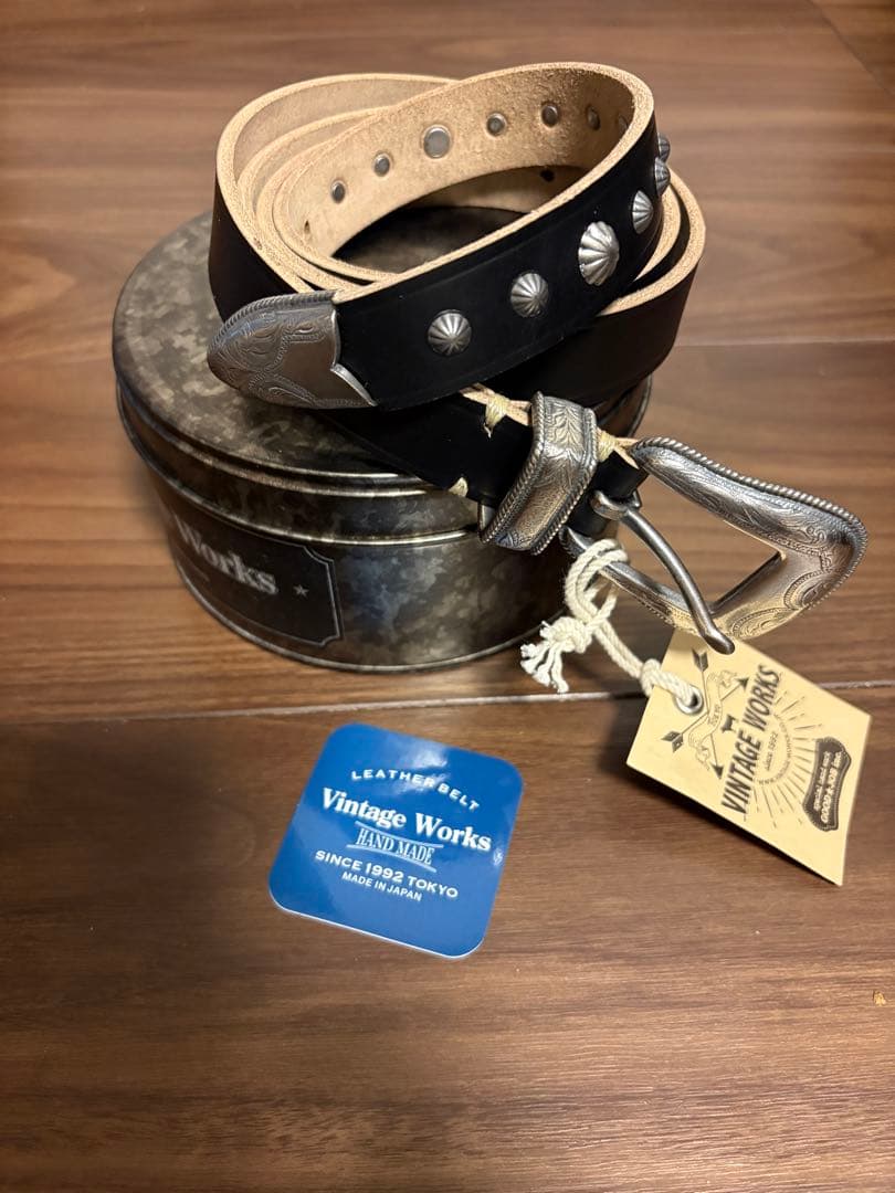 VintageWorksDH5744CH-7ウエスタンベルトヴィンテージワークス VINTAGE WORKS : LEATHER BELT ” DH5744 “ | CONEY ISLAND