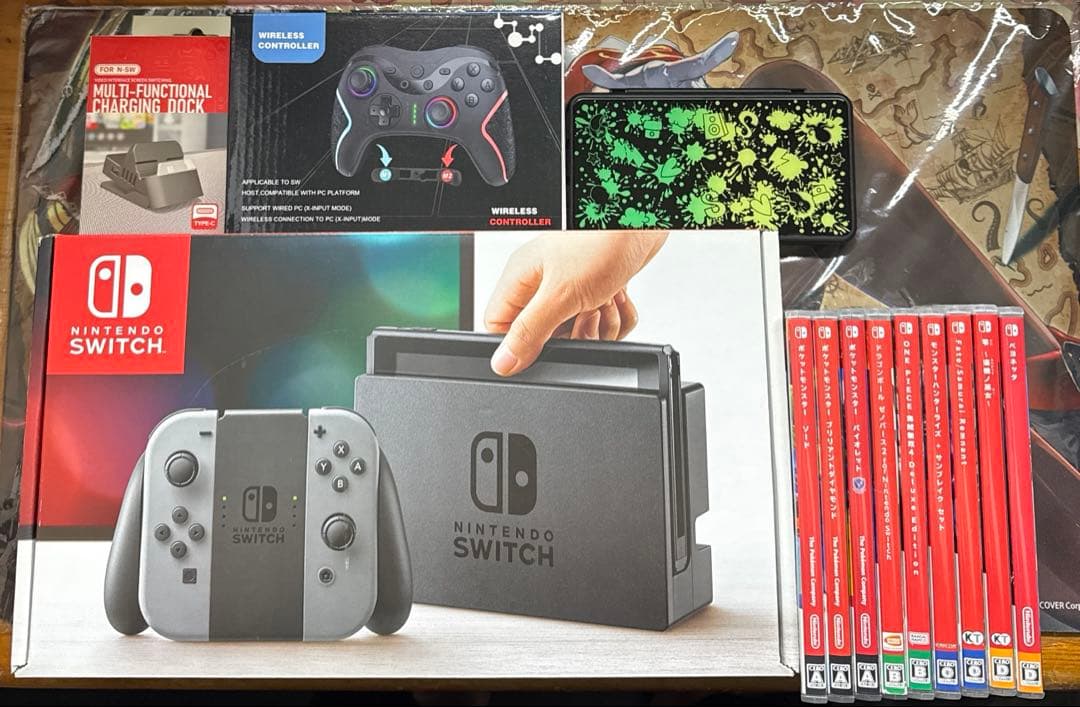 Nintendo Switch Joy-Conグレー ＋ソフト＋周辺機器