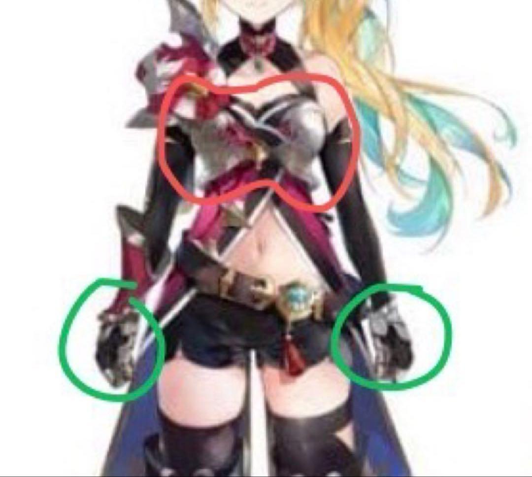 ぎん様　オーダー専用ページ　にじさんじ　立伝都々　コスプレパーツ　胸アーマー残金