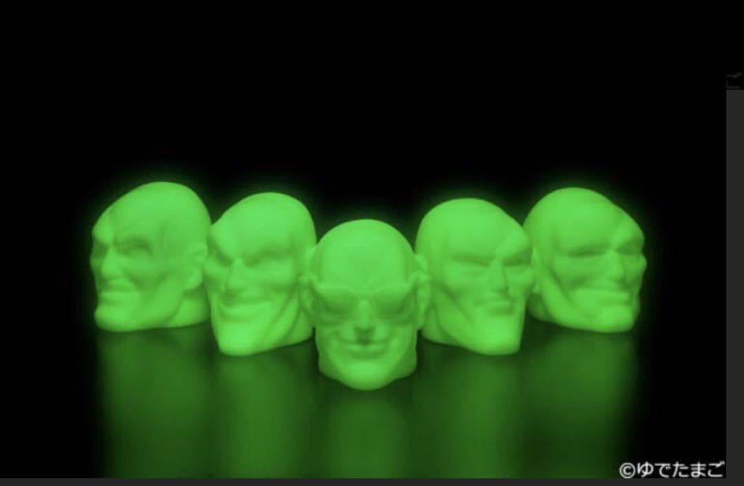 CCP キン肉マン 邪悪五大神 蓄光 Ver. 強力/知性/技巧/飛翔/残虐5体