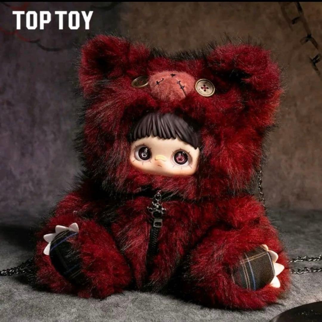 MayMei 反逆ぬいぐるみシリーズ 400％ 【赤　くま　怒火】 Maymei 反逆ぬいぐるみシリーズ 赤クマちゃん ぬいぐるみリュック