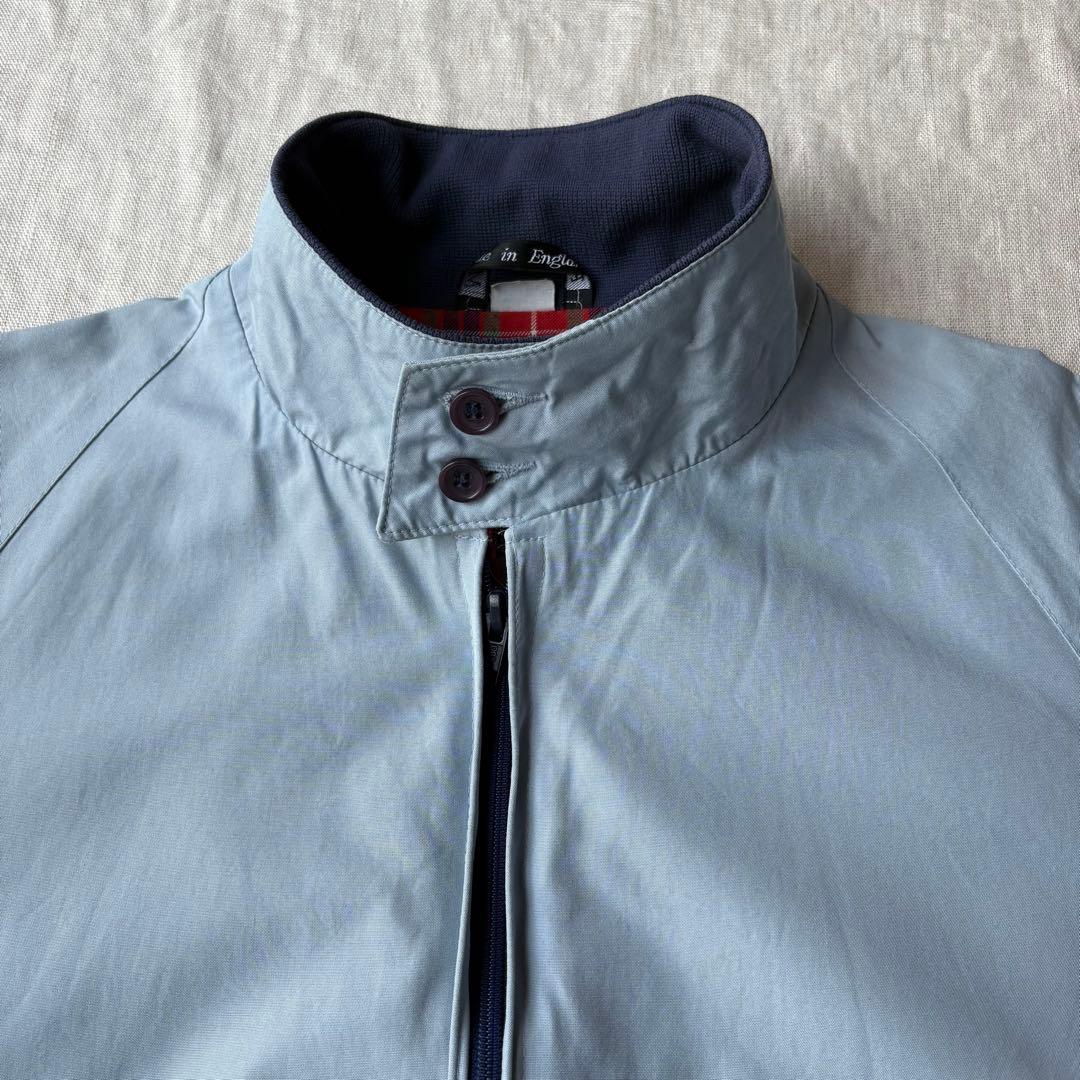 80s BARACUTA G9 ハリントンジャケット UK製 チェック 短丈