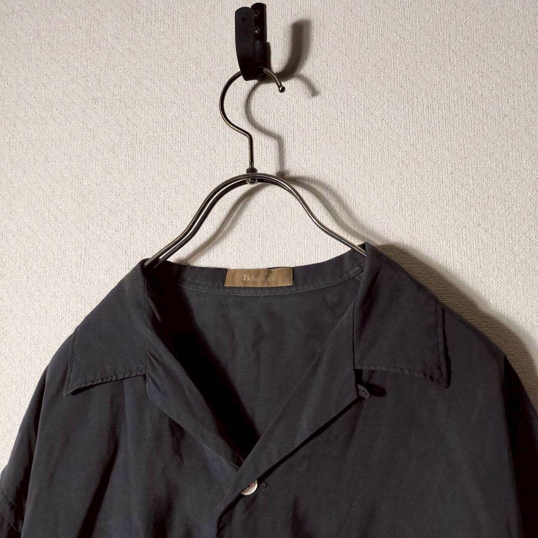 ワイズフォーメン ヨウジヤマモト オープンカラーシャツ オーバー