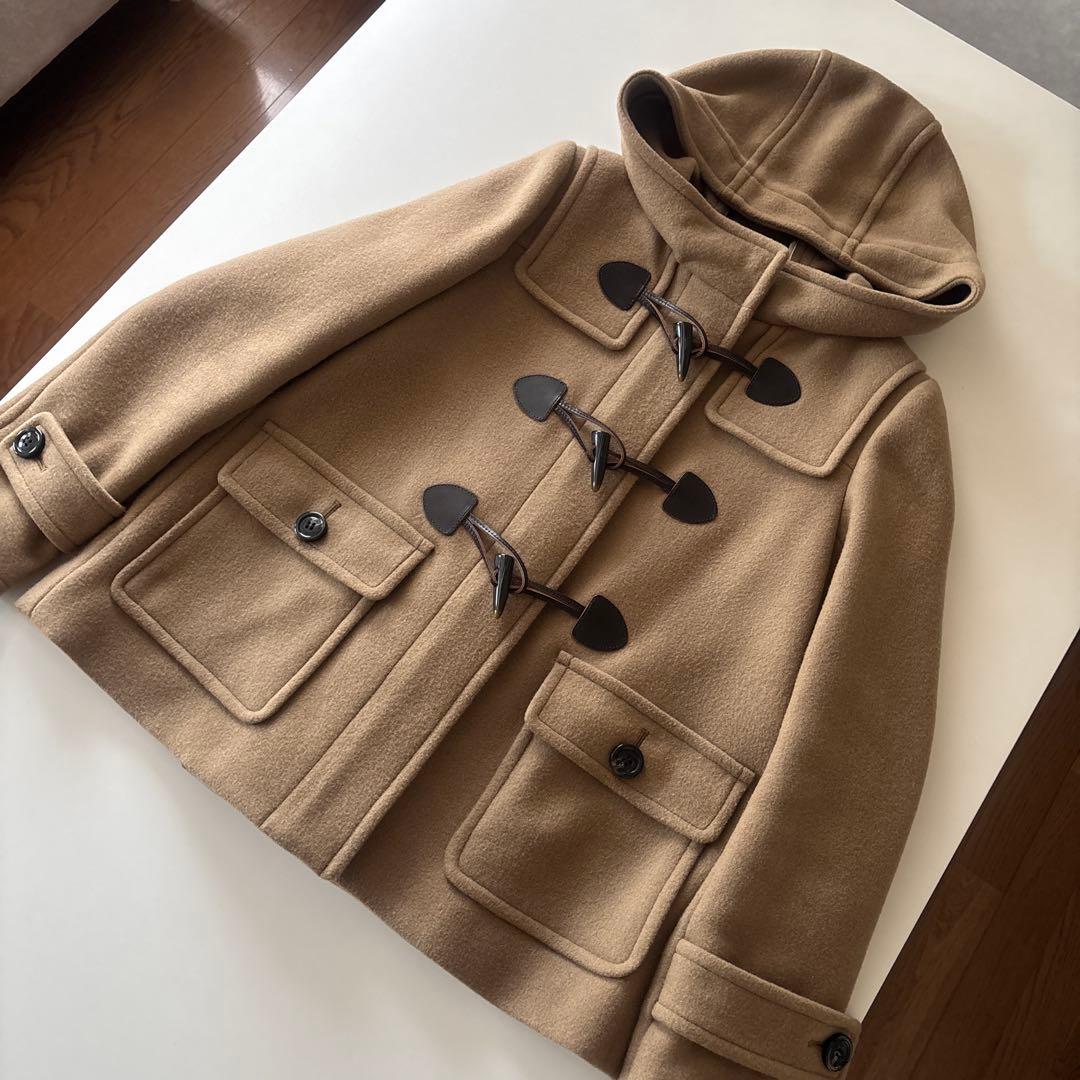 花♡ブルーレーベルクレストブリッジ ベージュウール ダッフルコート