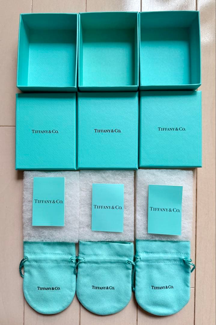 ティファニー 空き箱 & 巾着 3セット