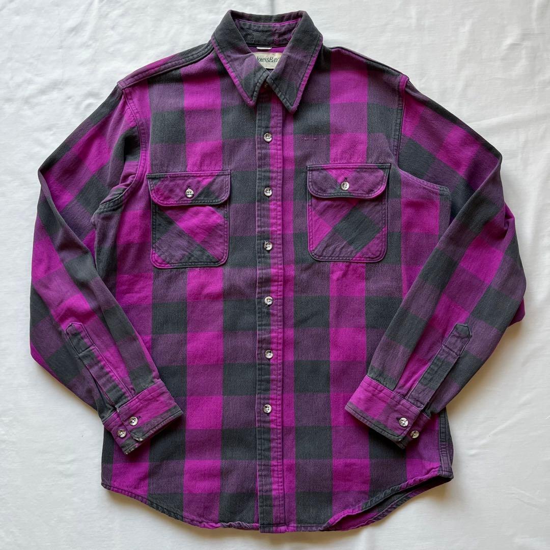 St Johns Bay セントジョンズベイ ネルシャツ 80s 90s USA - メルカリ