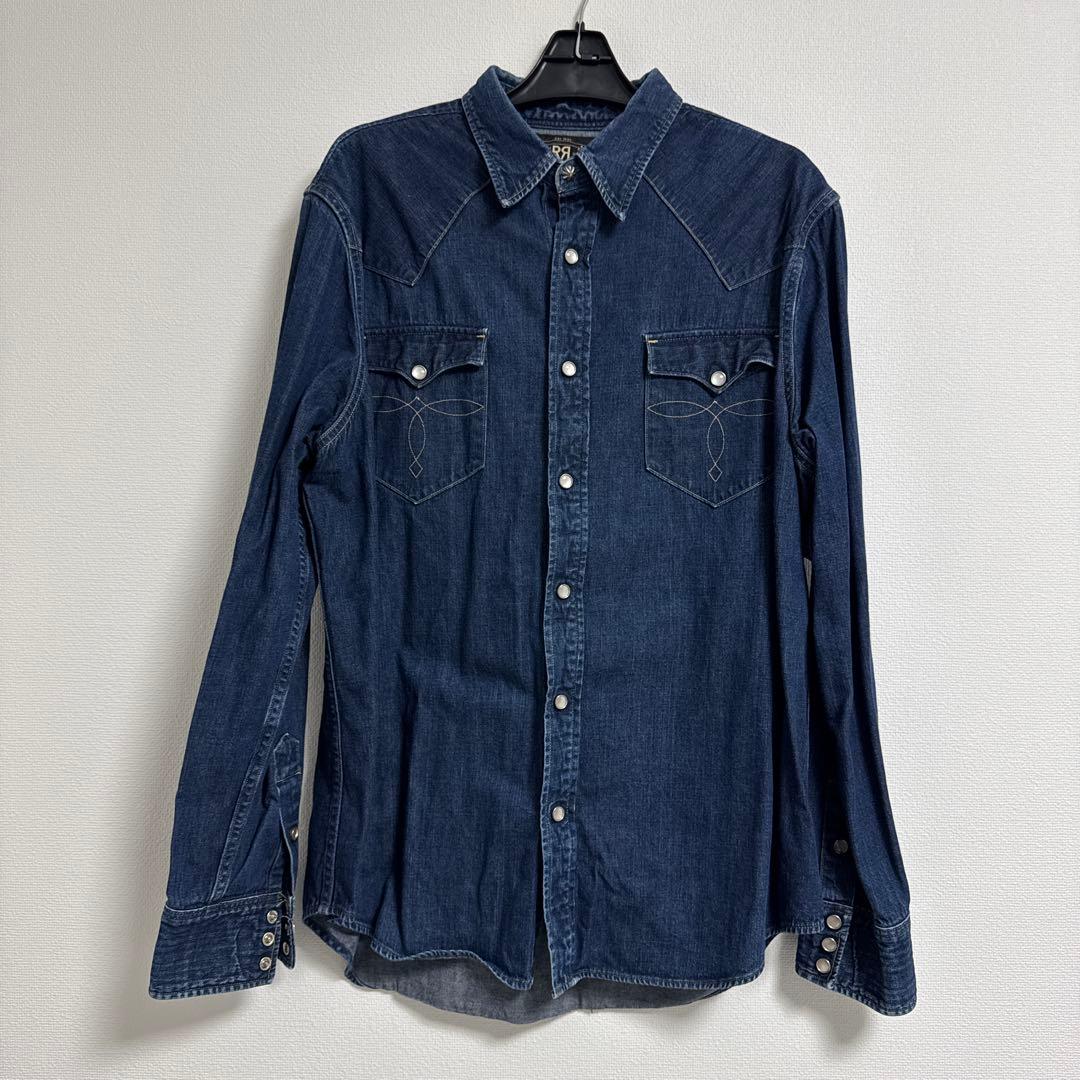シ*ウ様 Ralph Lauren デニムシャツ LサイズRRL ウエスタンシャ