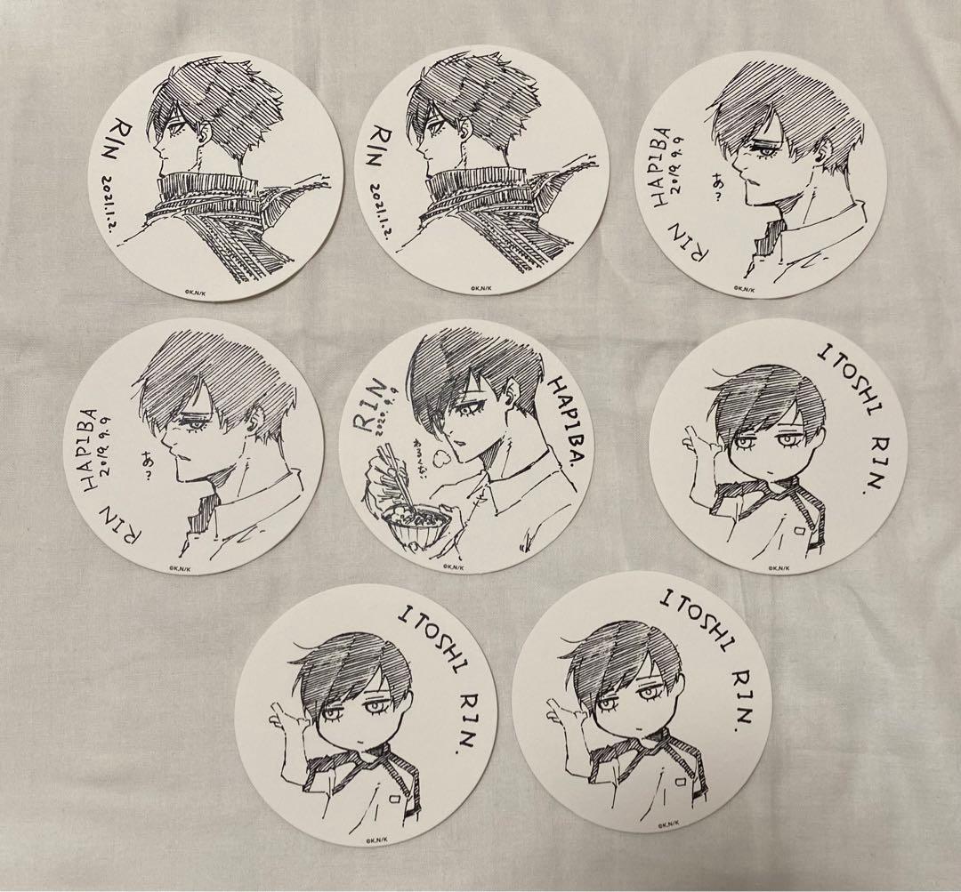 ブルーロック ブルロ 糸師凛 原作 コースター ① - メルカリ