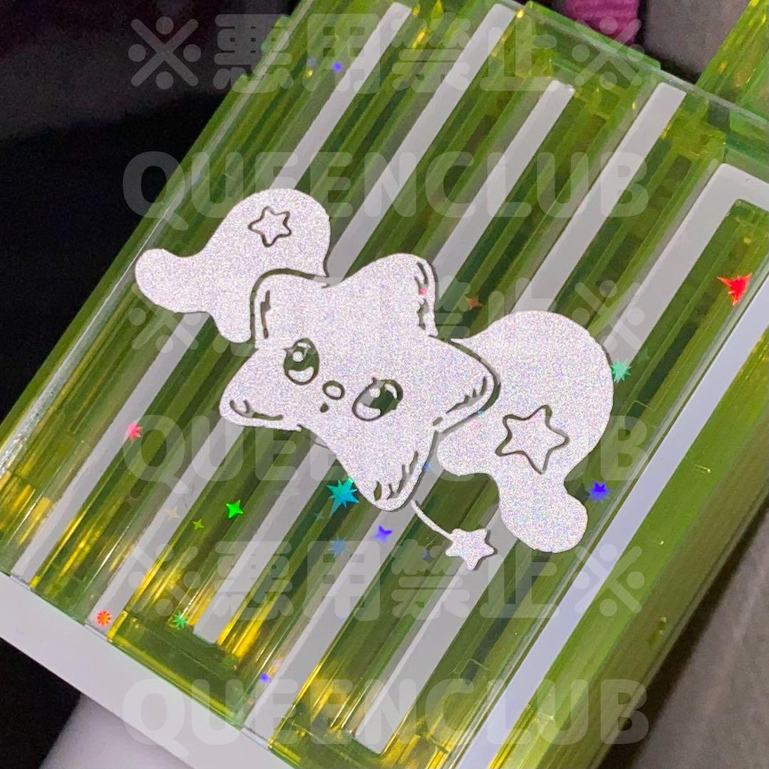 NCT WISH ペンライト 草鈍器 反射 ステッカー ウィチュ ロゴ - メルカリ