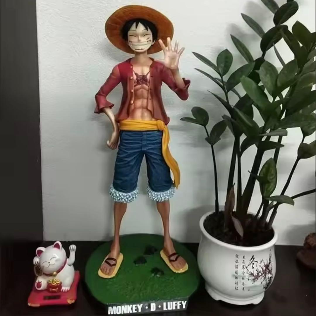 ワンピース 麦わら ルフィ ガレージキット 全高42cm フィギュア。