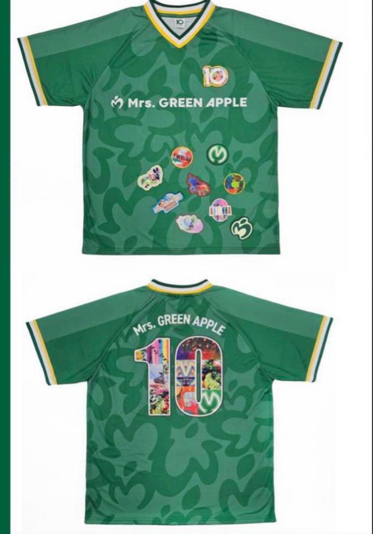 新品3点】Mrs. GREEN APPLE Tシャツ・ワッペン8枚・タンブラー - メルカリ