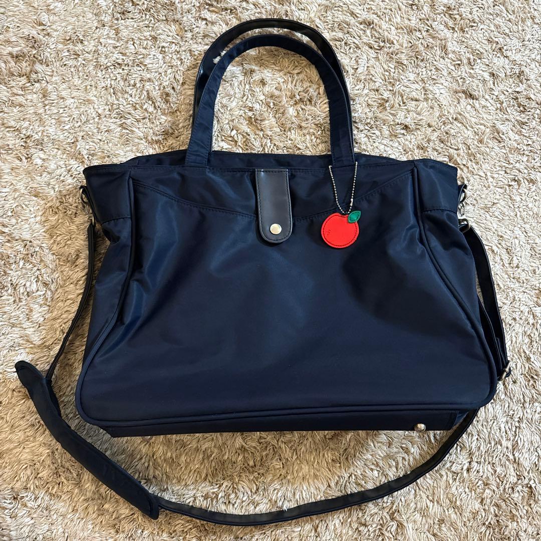 ファミリア familiar ナイロン 2way ショルダーバッグ マザーズ - メルカリ