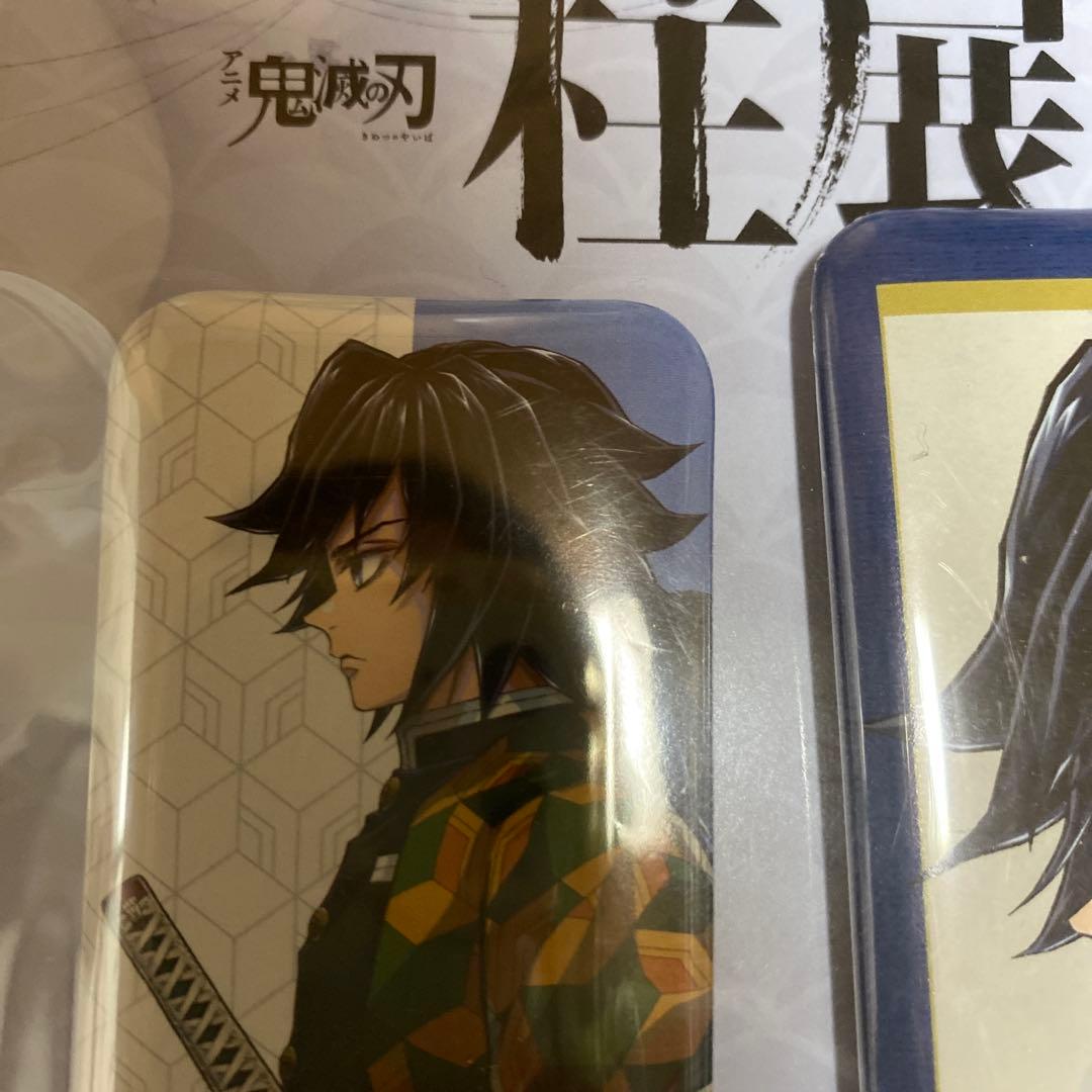 鬼滅の刃 柱展 横ビジュアルスクエア缶バッジセット 冨岡義勇 1点