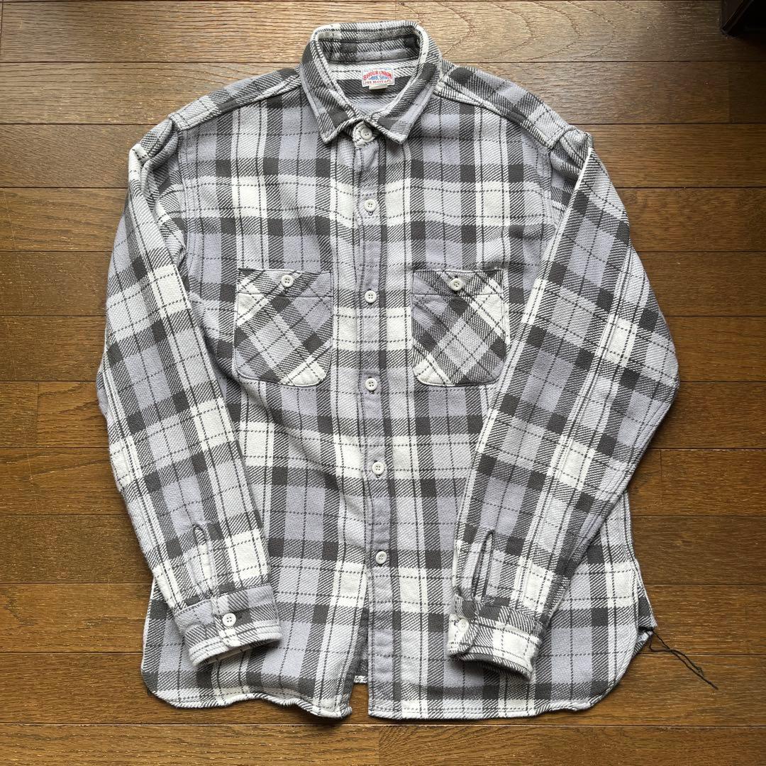 トップス 8HU BLOCK CHECK SUMMER FLANNEL SHIRT