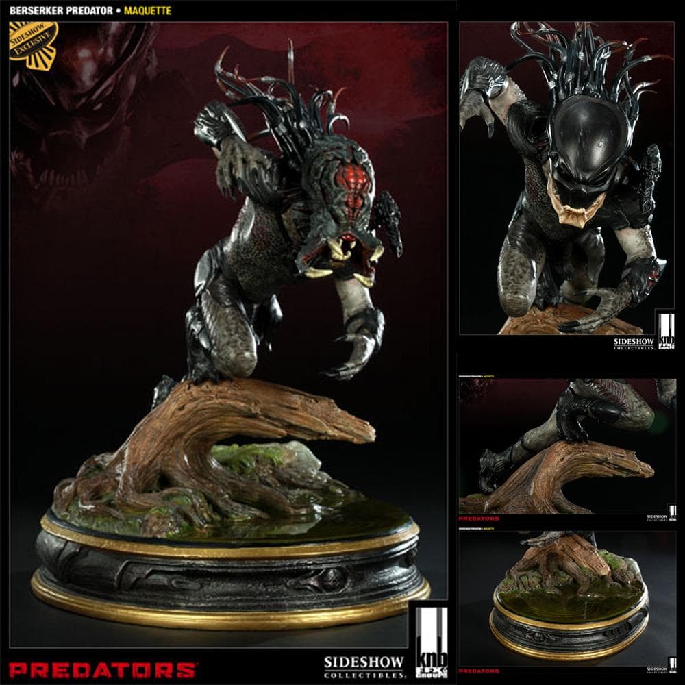 サイドショウ限定版！プレデターズ【バーサーカー・プレデター】マケットスタチュー