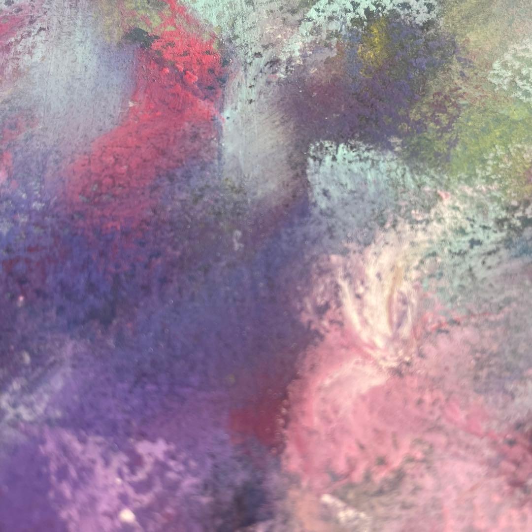 パステル画/柔らかな光/癒し/スィートピー/青の世界/ヒーリング