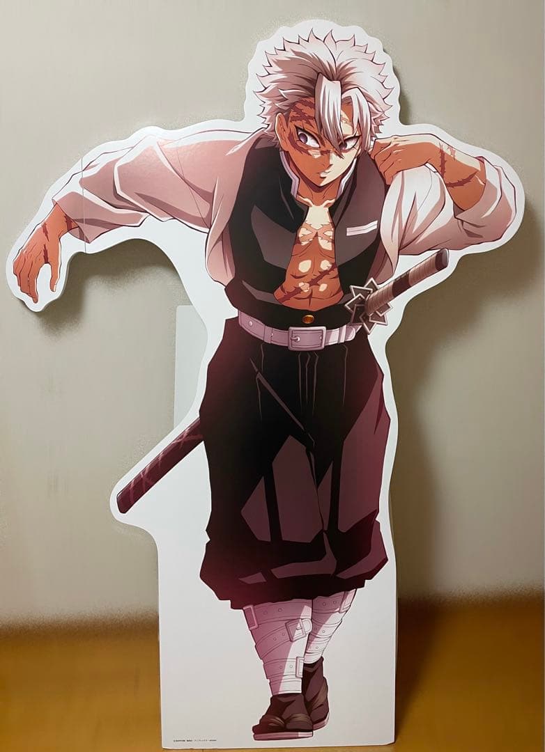 鬼滅の刃 不死川実弥 戦支度イラスト 等身大スタンディ 鬼滅の刃 戦支度イラストコラージュアクリルスタンド 不死川実弥 無限