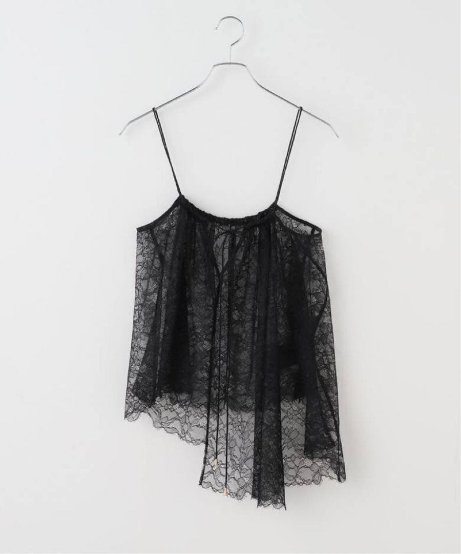 NOBLE ラッセルレースギャザーキャミ 未使用 追加》ラッセルレースギャザーキャミ（キャミソール）｜NOBLE