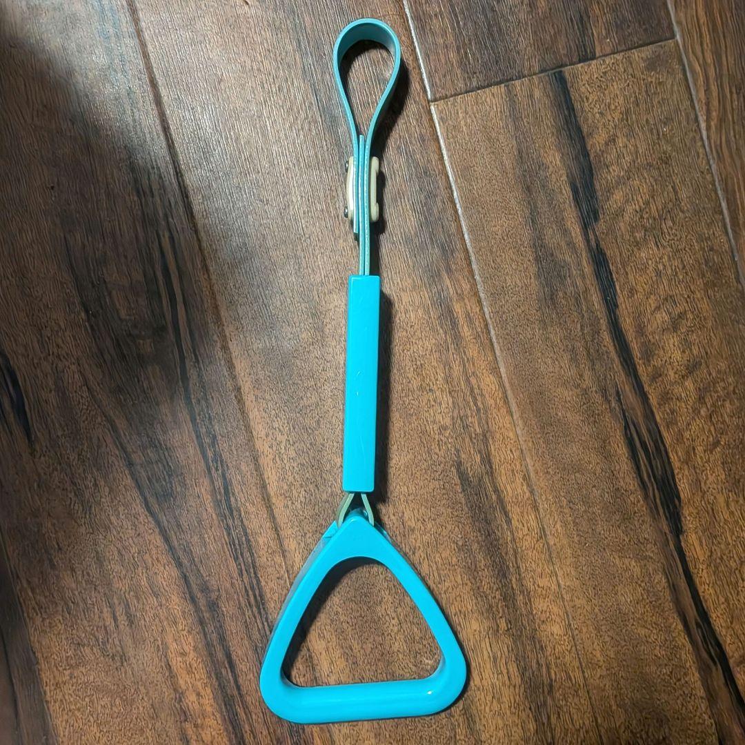 りんかい線　つり革　ブルー　長タイプ