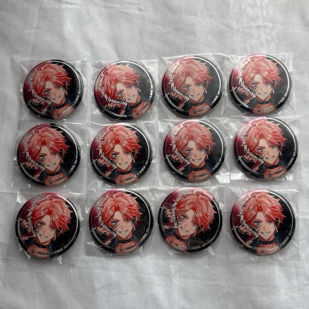 にじさんじ　ぎゃうるふ　缶バッジ 赤城ウェン