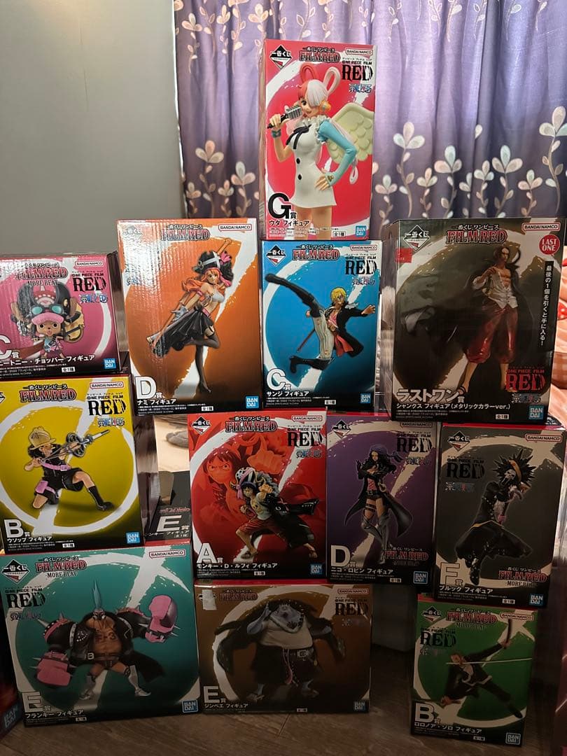 ワンピース RED フィギュアセット A〜G
