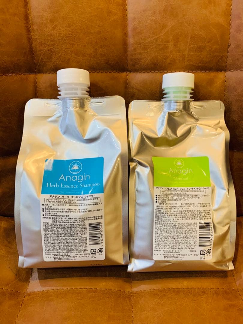 送料込み★アナジン　ハーブエッセンスシャンプー メントールトリートメント