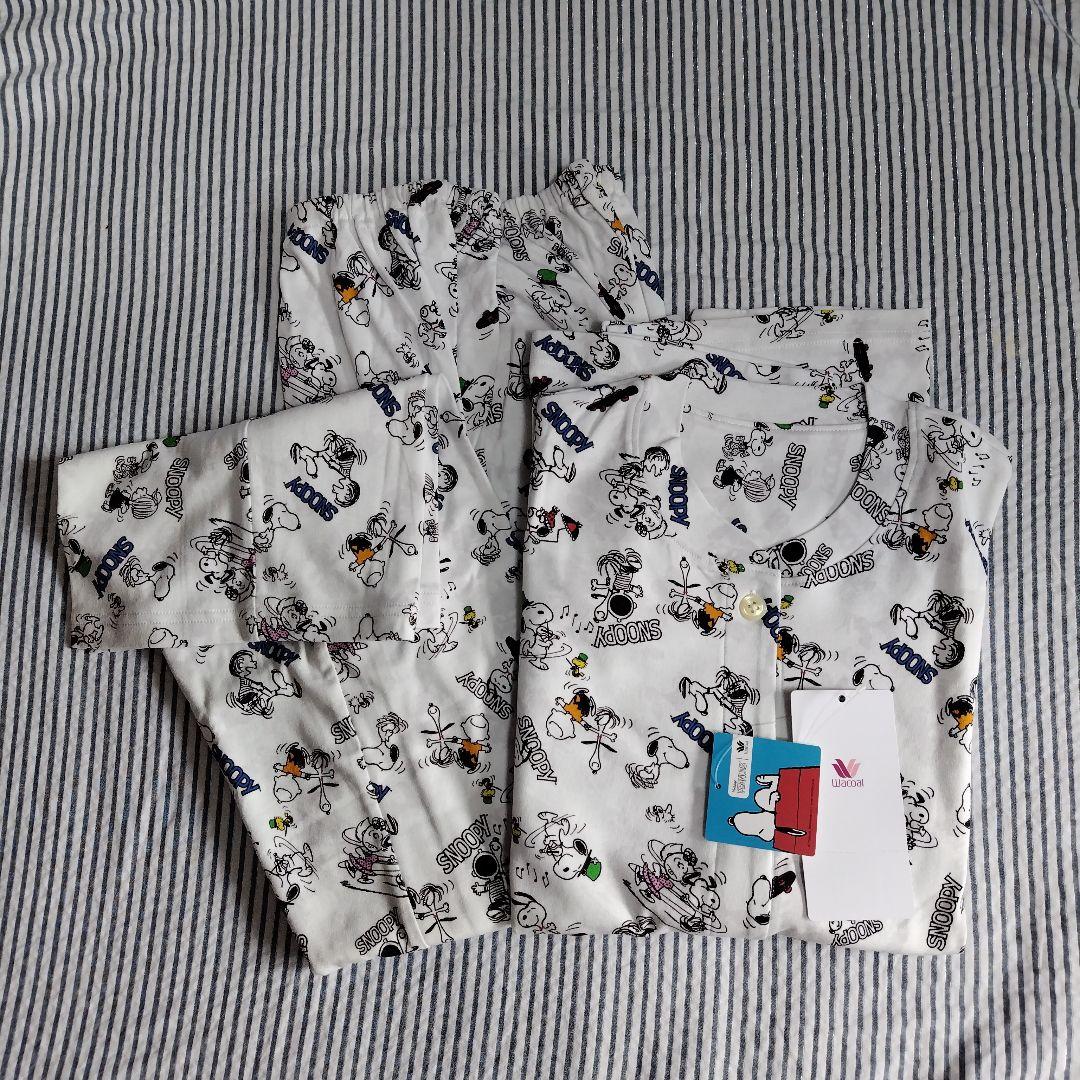 〈新品〉ワコール パジャマ LLサイズ スヌーピー ピーナッツ コットン