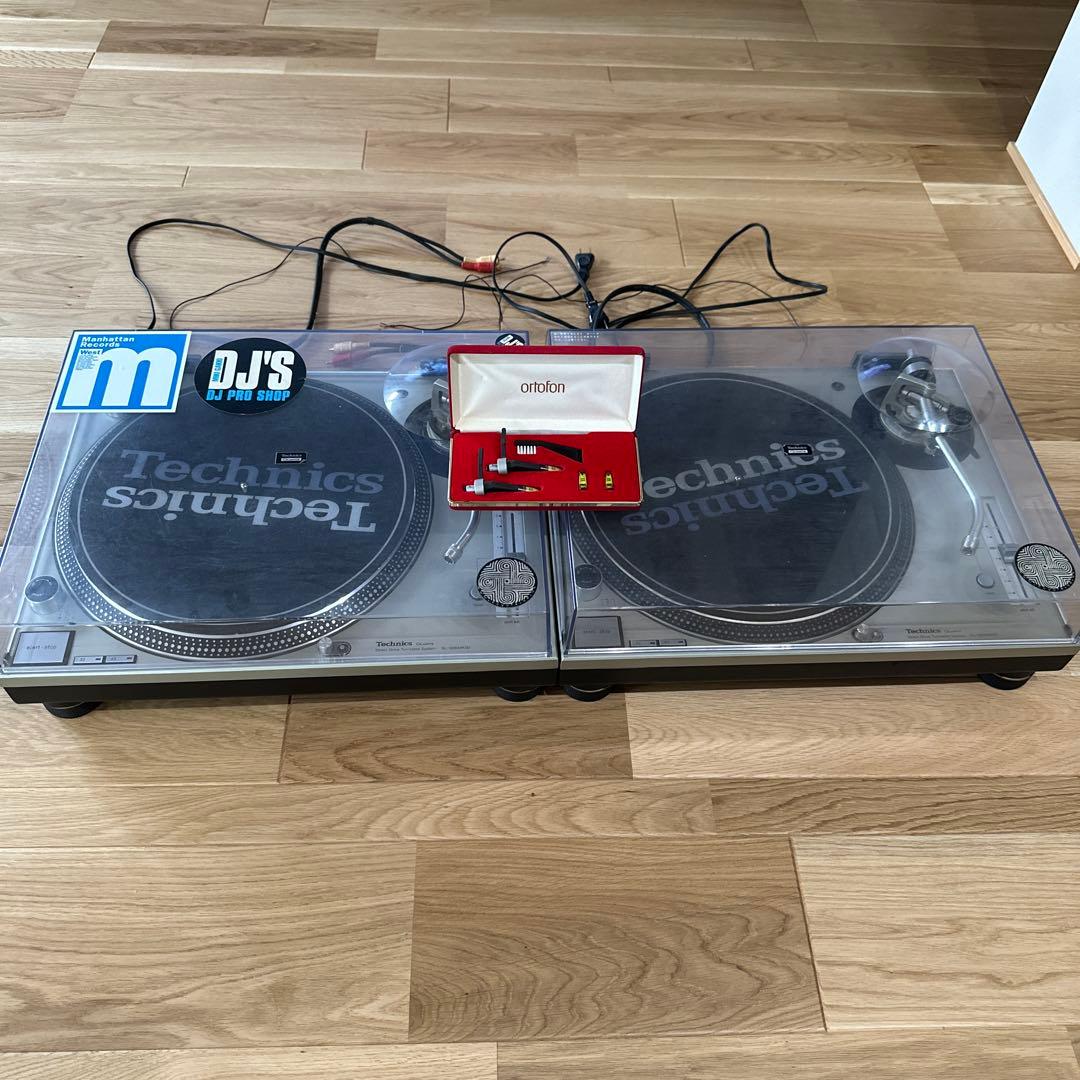 Technics SL-1200MK3D 2台 + Ortofon カートリッジ