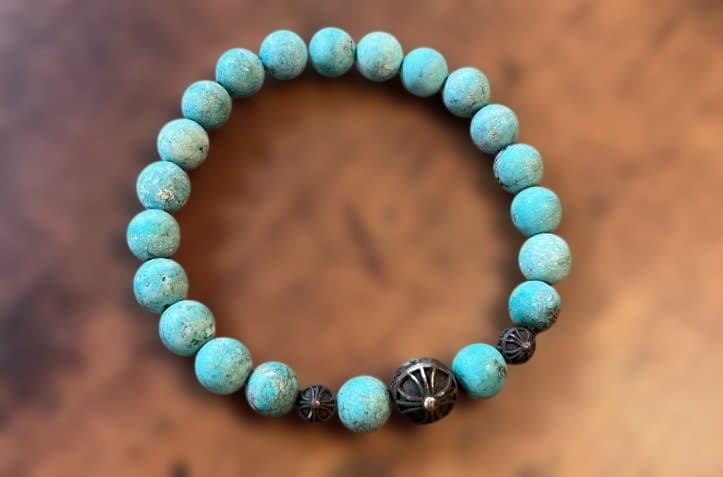 CHROME HEARTS (クロムハーツ) ターコイズビーズブレスレット