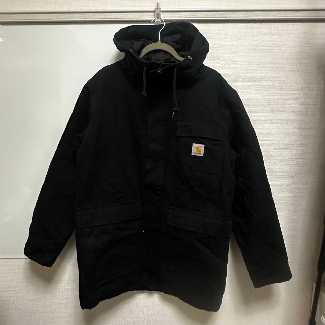Carhartt シベリアンパーカーブラック フード付きジャケット　Lサイズ