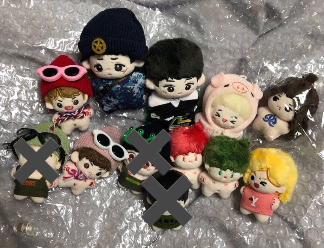 王一博　肖戦　肖战　ぬいぐるみ　5cm 本体+洋服　セット/バラ売り@5200