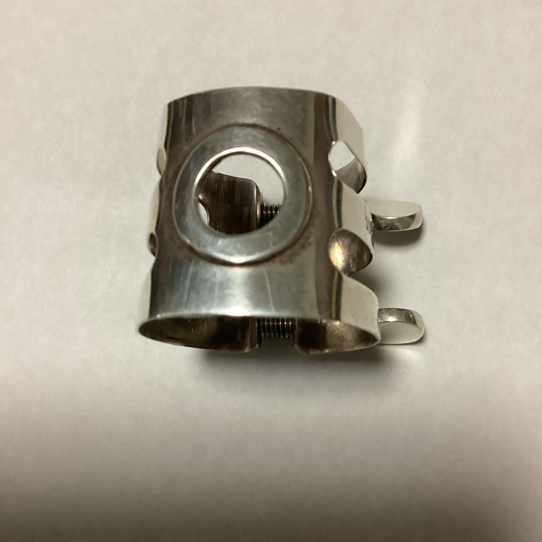 ウッドストーンクラリネットリガチャー総銀製 新品！ ウッドストーン クラリネット用 リガチャー 総銀製 ピンク