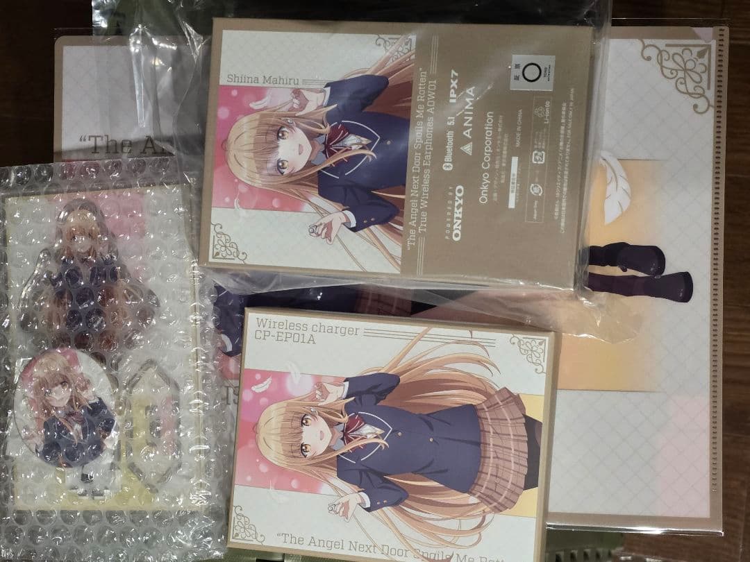 ワイヤレスイヤホン お隣の天使様にいつの間にか駄目人間にされていた件　フルセット