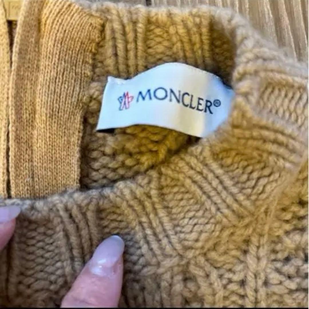 モンクレール ニット XS レディース ベージュ - メルカリ