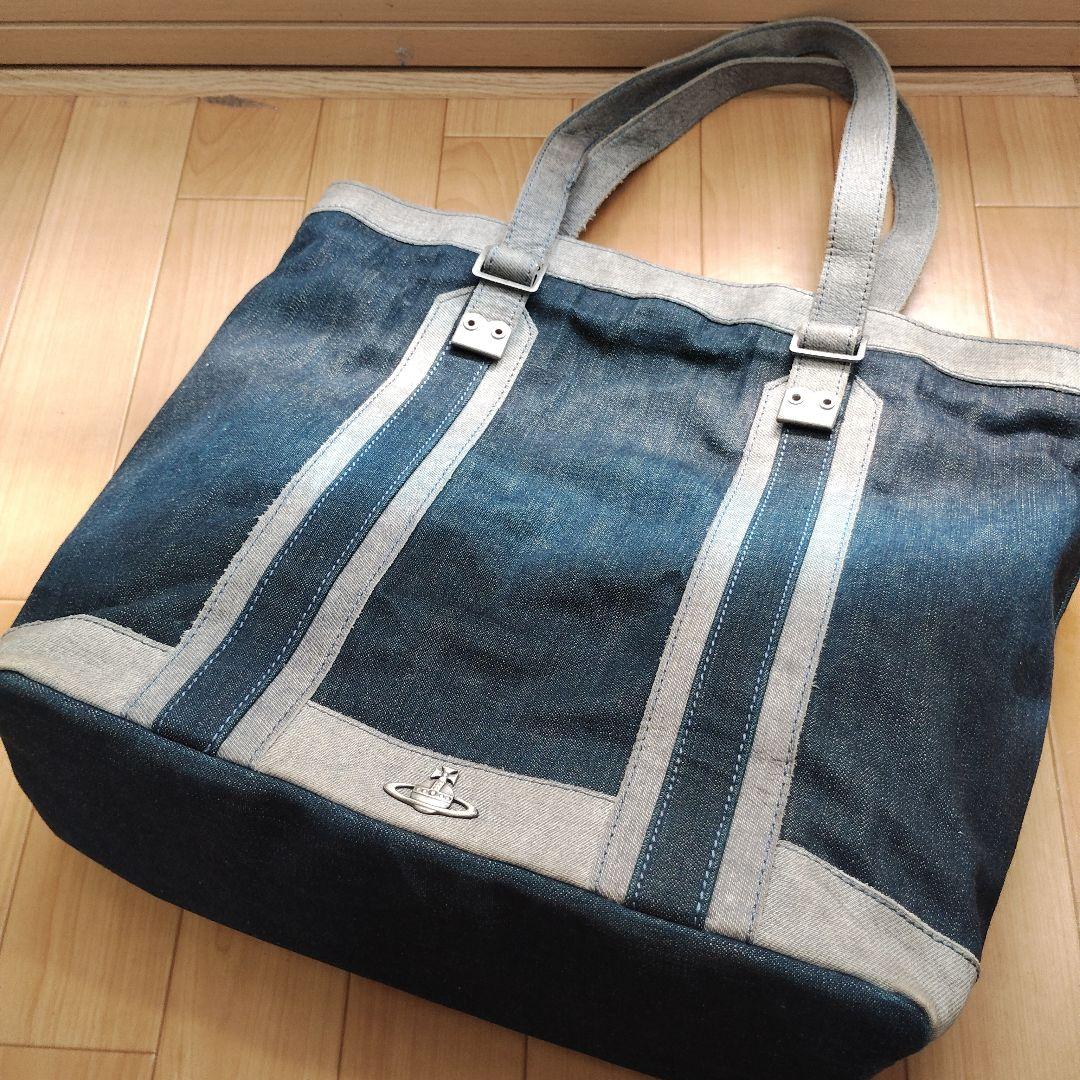 希少☆Vivienne Westwood　デニムトートバッグ　A4収納・肩掛け可