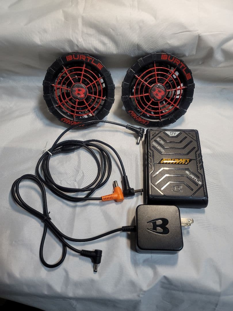 BURTLE 空調服用ファンセット KYOCERAバッテリー(17V)