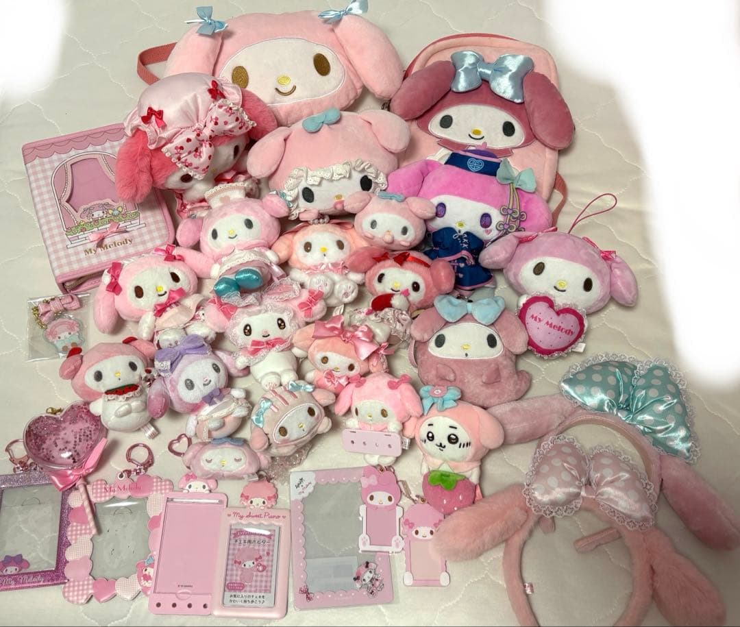 匿名発送】レア マイメロディ パンク ファスナーマスコット キーホルダー