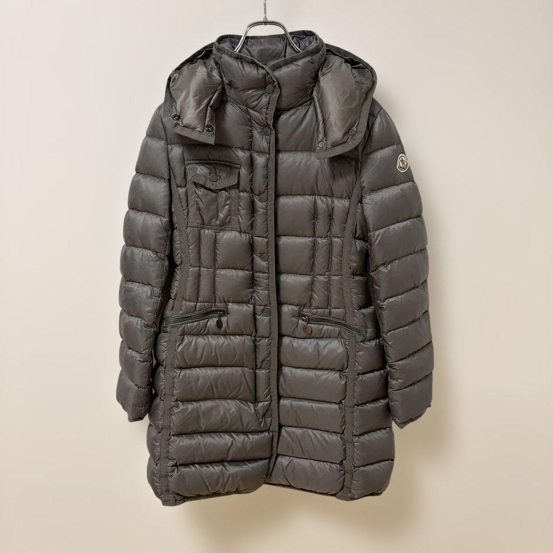 【美品✨】モンクレール　エルミンヌ　グレー　Mサイズ 国内正規品　シリアル認識済