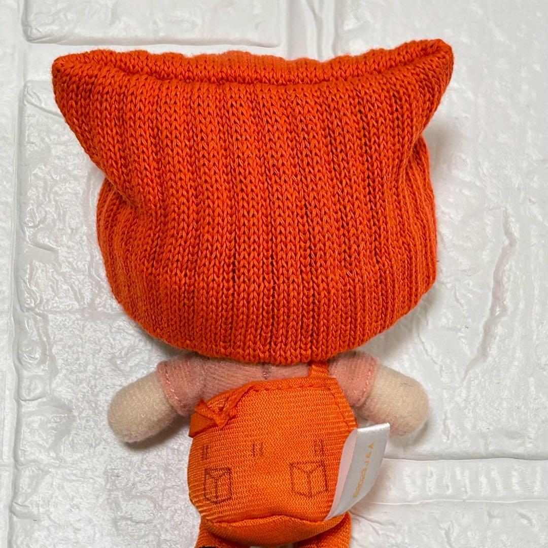 オレンジ ネコ耳 ニット帽子 すのチル ぬい服SnowMan 向井康二 ソフビ