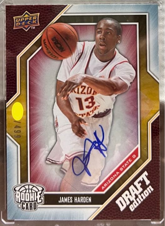 James Harden RC 貴重 auto /499シリ