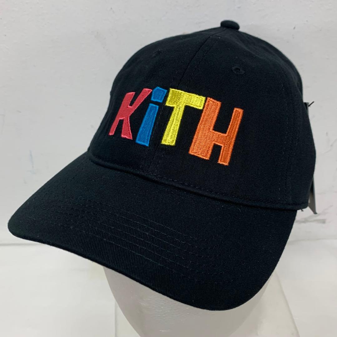 稀少 新品未使用 KITH キス 子供用 KIDS マルチカラーロゴ キャップ