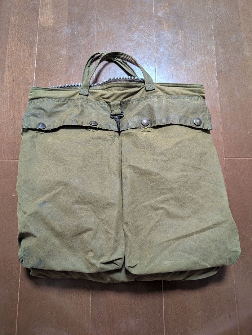 BARBOUR ヘルメットバッグ リメイク 再構築