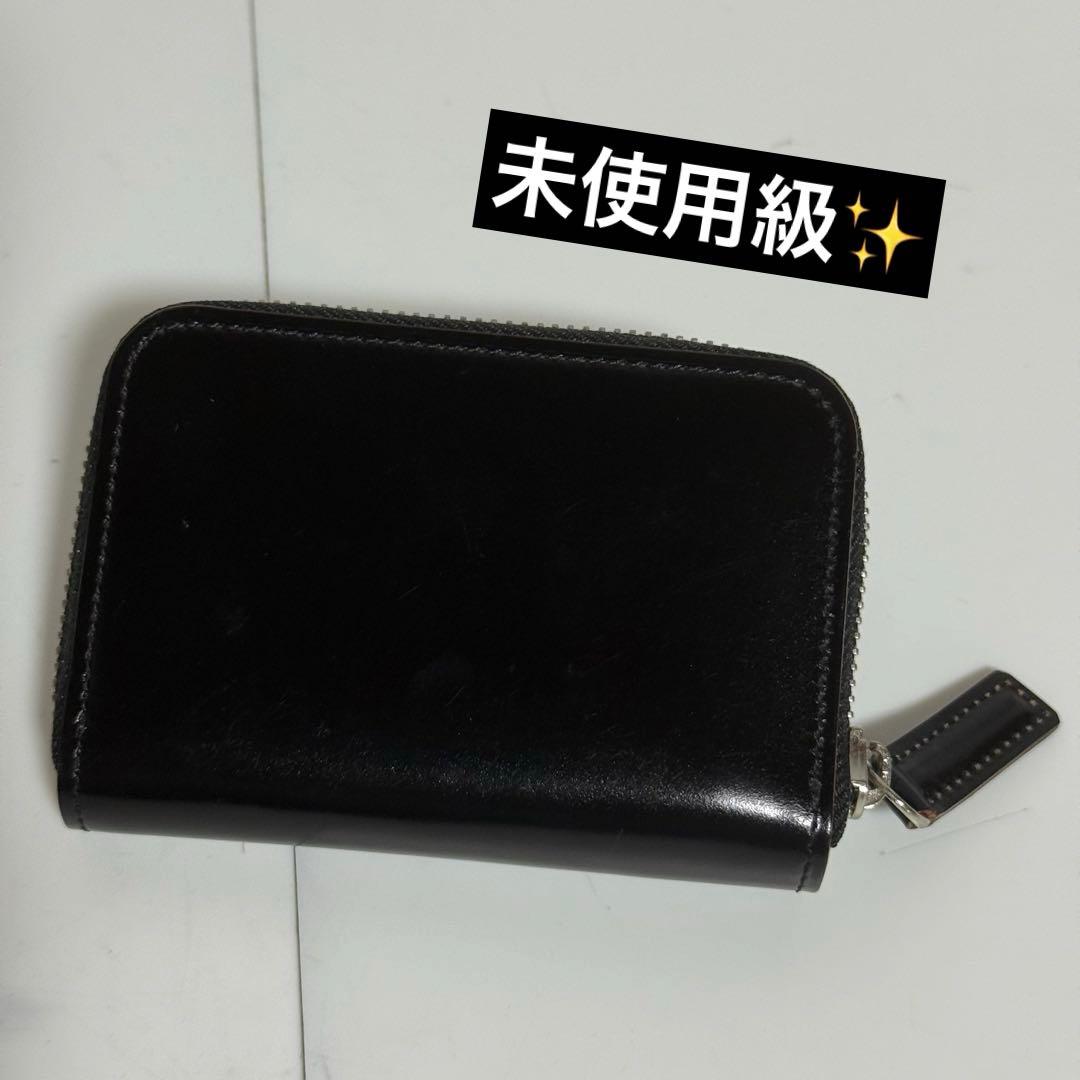 ⭐️未使用級⭐️土屋鞄　コードバン　パース　ラウンドファスナー　折財布