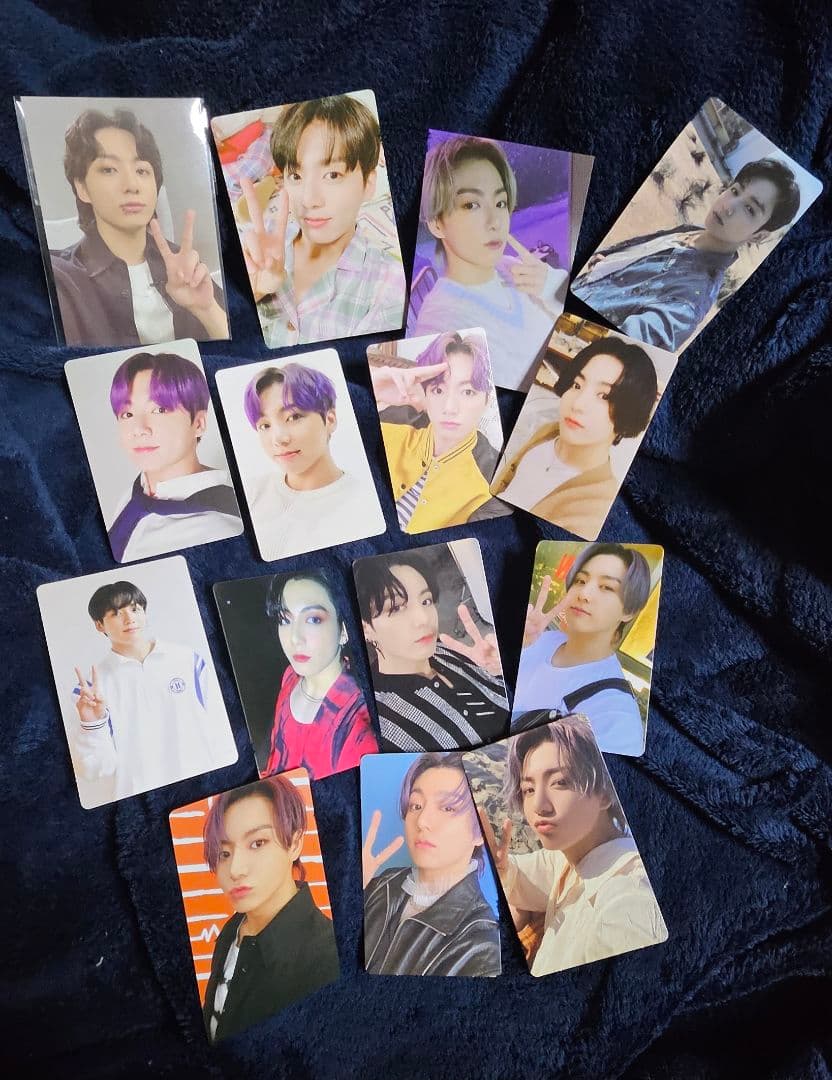 BTS JUNGKOOK ジョングク グク トレカ 15枚 バンタン JUNG KOOKグッズ SEVEN ギフトボックス フォトカード グク テープ